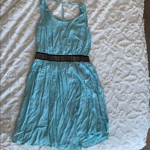 Light blue dress with strappy back